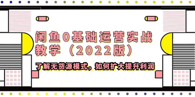闲鱼0基础运营实战教学（2022版）了解无货源模式，如何扩大提升利润网创吧-网创项目资源站-副业项目-创业项目-搞钱项目八海掘金网创吧
