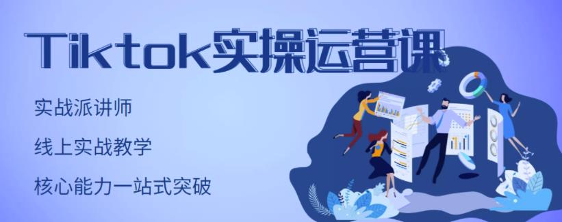 TikTok实操运营课，手把手账号实战，适合零基础Tiktok新人网创吧-网创项目资源站-副业项目-创业项目-搞钱项目八海掘金网创吧