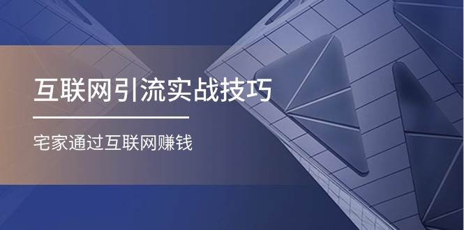 互联网引流实操技巧(适合微商，吸引宝妈)，宅家通过互联网赚钱（17节）网创吧-网创项目资源站-副业项目-创业项目-搞钱项目八海掘金网创吧