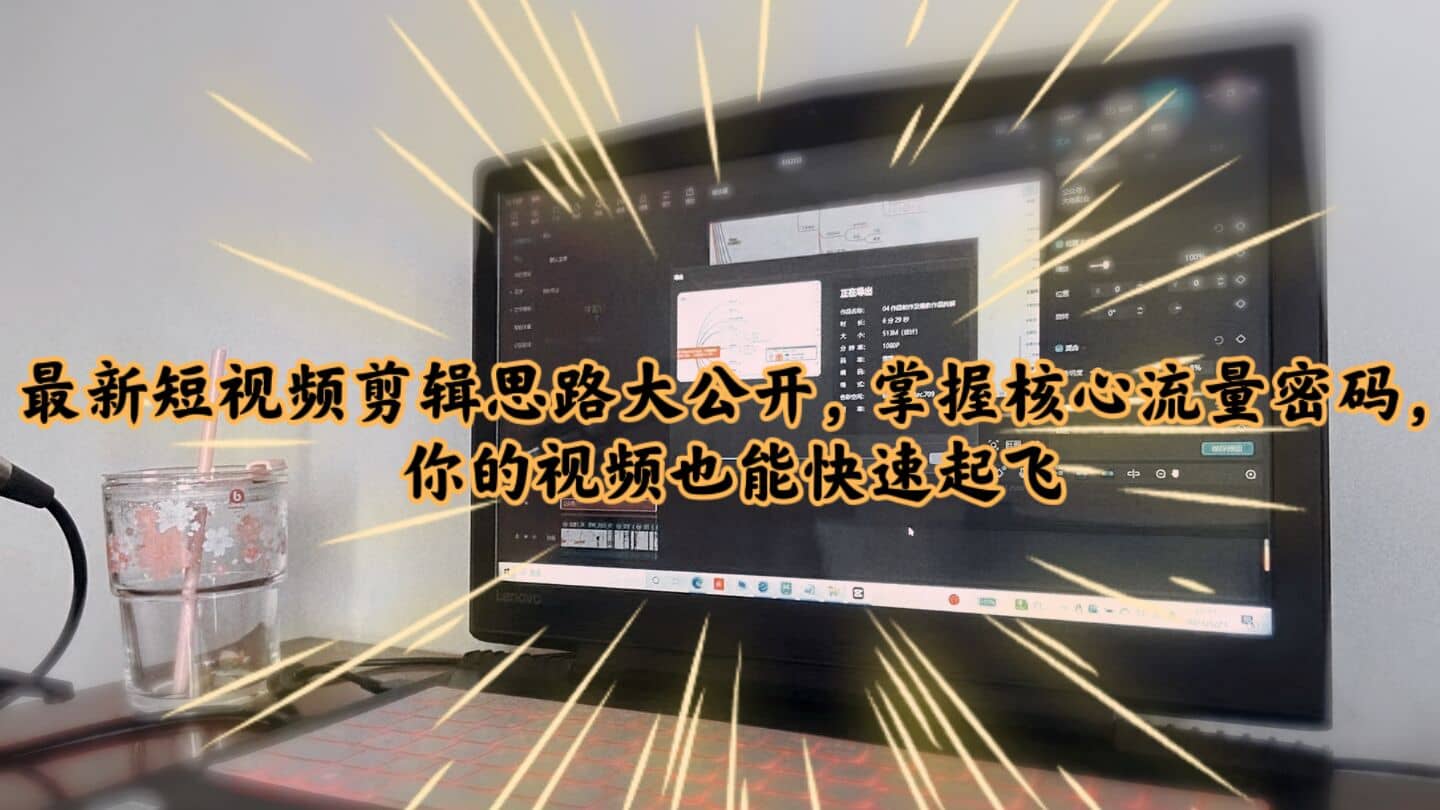 最新短视频剪辑思路大公开，掌握核心流量密码，你的视频也能快速起飞网创吧-网创项目资源站-副业项目-创业项目-搞钱项目八海掘金网创吧