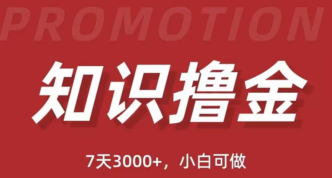 抖音知识撸金项目：执行力强当天见收益(教程+资料)网创吧-网创项目资源站-副业项目-创业项目-搞钱项目八海掘金网创吧