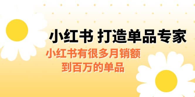 某公众号付费文章《小红书 打造单品专家》小红书有很多月销额到百万的单品网创吧-网创项目资源站-副业项目-创业项目-搞钱项目八海掘金网创吧
