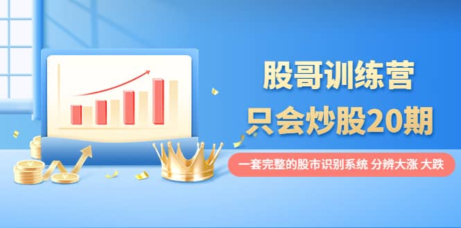 股哥训练营·只会炒股20期：一套完整的股市识别系统，分辨大涨、大跌网创吧-网创项目资源站-副业项目-创业项目-搞钱项目八海掘金网创吧
