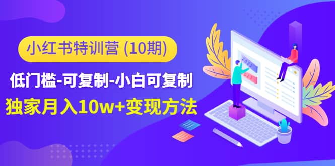 小红书特训营（第10期）低门槛-可复制-小白可复制网创吧-网创项目资源站-副业项目-创业项目-搞钱项目八海掘金网创吧