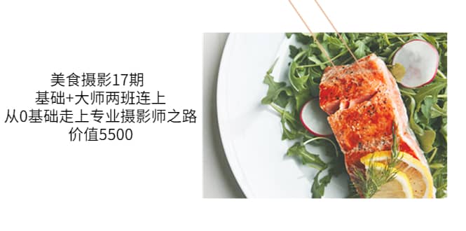 美食摄影17期 基础+大师两班连上，从0基础走上专业摄影师之路-价值5500网创吧-网创项目资源站-副业项目-创业项目-搞钱项目八海掘金网创吧