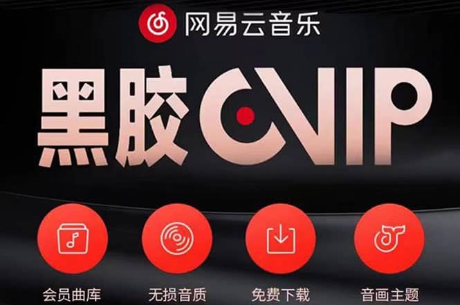 网易云撸黑胶年卡及变现方法，收益可无限放大网创吧-网创项目资源站-副业项目-创业项目-搞钱项目八海掘金网创吧