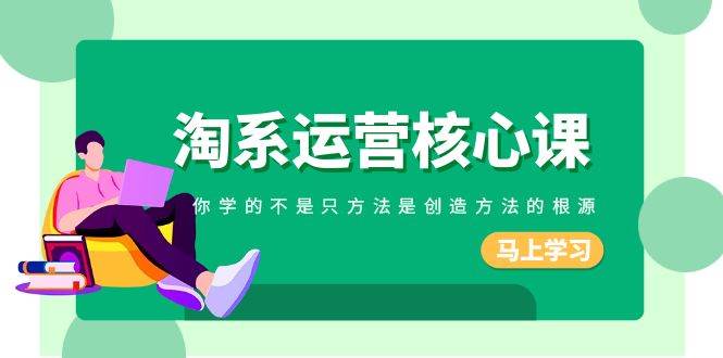 淘系-运营核心课，你学的不是只方法是创造方法的根源（190节课）网创吧-网创项目资源站-副业项目-创业项目-搞钱项目八海掘金网创吧