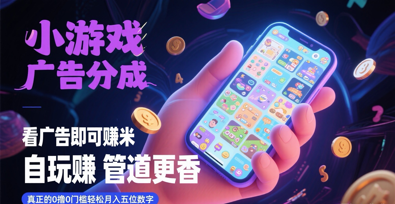 看广告即可赚米 自玩赚 管道更香 真正的零撸零门槛网创吧-网创项目资源站-副业项目-创业项目-搞钱项目八海掘金网创吧